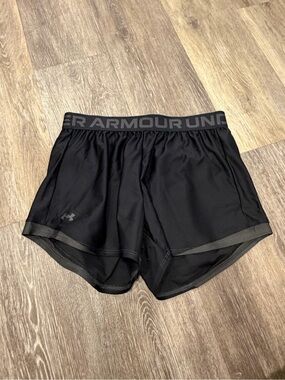 Under Armour Women's Black Athletic Run Shorts